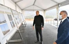 President Ilham Aliyev lays foundation for Hadrut junction substation (PHOTO/VIDEO)