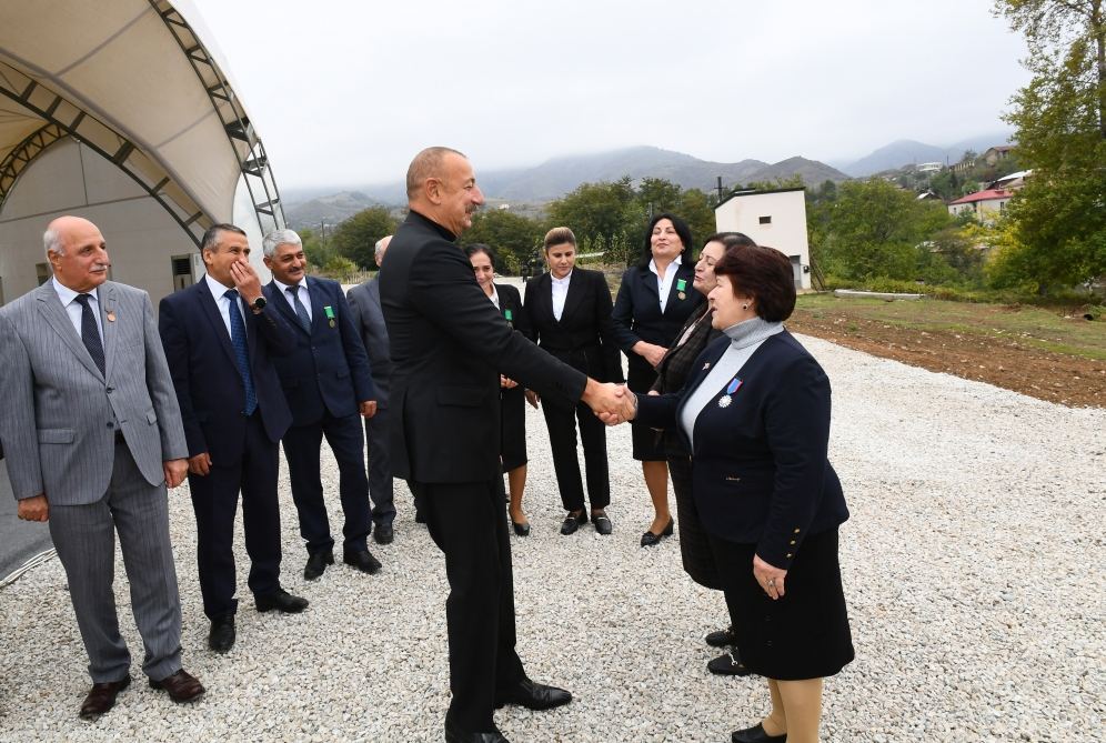 President Ilham Aliyev meets with public representatives of Khojavand district (PHOTO/VIDEO)