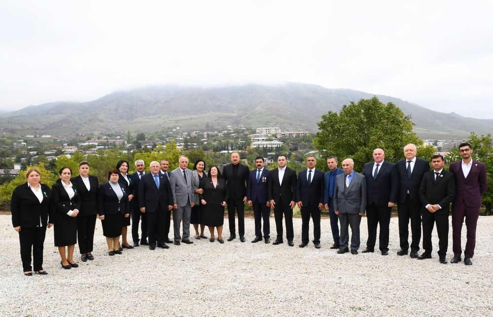 President Ilham Aliyev meets with public representatives of Khojavand district (PHOTO/VIDEO)