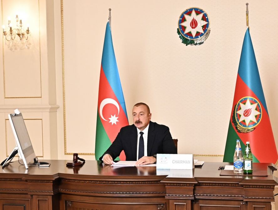 President Ilham Aliyev speaks at high-level meeting of Non-Aligned Movement (PHOTO/VIDEO)
