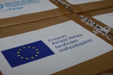 EU, WHO donate new aid to Azerbaijan's Health Ministry to fight COVID-19 (PHOTO)
