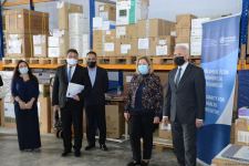 EU, WHO donate new aid to Azerbaijan's Health Ministry to fight COVID-19 (PHOTO)