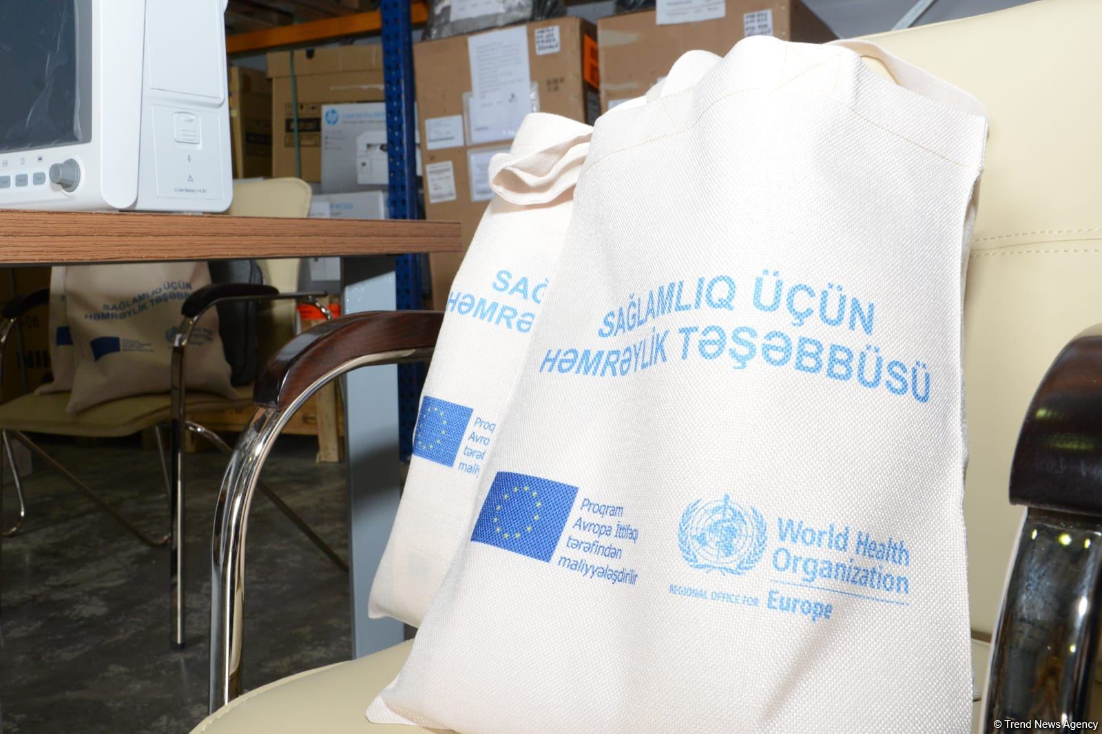 EU, WHO donate new aid to Azerbaijan's Health Ministry to fight COVID-19 (PHOTO)