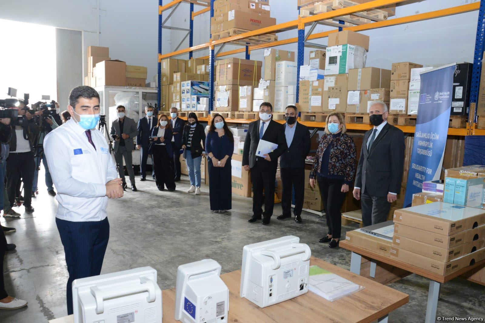 EU, WHO donate new aid to Azerbaijan's Health Ministry to fight COVID-19 (PHOTO)
