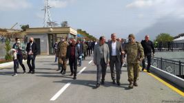 Representatives of diplomatic corps view restoration work in liberated territories of Azerbaijan (PHOTO)