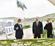 President Aliyev lays foundation stone for Fuzuli-Aghdam highway (PHOTO)
