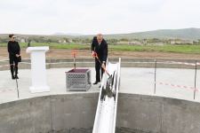 President Ilham Aliyev laid foundation stone “smart village” in Dovlatyarli village, Fuzuli district (PHOTO)