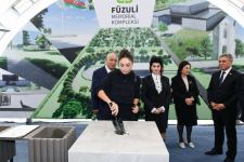 President Ilham Aliyev and First Lady Mehriban Aliyeva meet with members of general public of Fuzuli, lay foundation stone for Memorial Complex and for restoration of city (PHOTO)