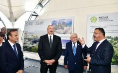 President Ilham Aliyev and First Lady Mehriban Aliyeva meet with members of general public of Fuzuli, lay foundation stone for Memorial Complex and for restoration of city (PHOTO)