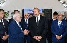 President Ilham Aliyev and First Lady Mehriban Aliyeva meet with members of general public of Fuzuli, lay foundation stone for Memorial Complex and for restoration of city (PHOTO)