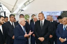 President Ilham Aliyev and First Lady Mehriban Aliyeva meet with members of general public of Fuzuli, lay foundation stone for Memorial Complex and for restoration of city (PHOTO)