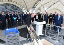 President Ilham Aliyev and First Lady Mehriban Aliyeva meet with members of general public of Fuzuli, lay foundation stone for Memorial Complex and for restoration of city (PHOTO)