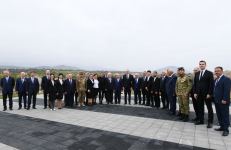 President Ilham Aliyev and First Lady Mehriban Aliyeva meet with members of general public of Fuzuli, lay foundation stone for Memorial Complex and for restoration of city (PHOTO)