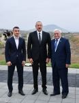 President Ilham Aliyev and First Lady Mehriban Aliyeva meet with members of general public of Fuzuli, lay foundation stone for Memorial Complex and for restoration of city (PHOTO)