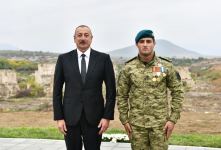 President Ilham Aliyev and First Lady Mehriban Aliyeva meet with members of general public of Fuzuli, lay foundation stone for Memorial Complex and for restoration of city (PHOTO)