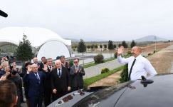 President Ilham Aliyev and First Lady Mehriban Aliyeva meet with members of general public of Fuzuli, lay foundation stone for Memorial Complex and for restoration of city (PHOTO)