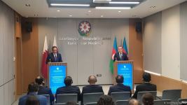 Press conference of Azerbaijani, Qatari FMs (PHOTO/VIDEO)
