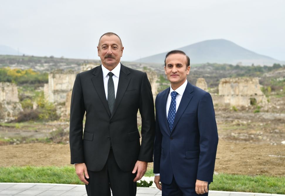 President Ilham Aliyev and First Lady Mehriban Aliyeva meet with members of general public of Fuzuli, lay foundation stone for Memorial Complex and for restoration of city (PHOTO)