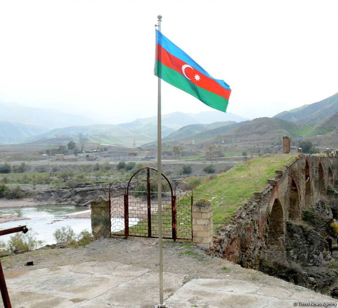 Azerbaijan's Khudafarin bridge in Jabrayil district - finally liberated (PHOTO)