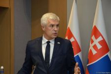 Joint press conference of Azerbaijani and Slovak FMs held in Baku (PHOTO/VIDEO)