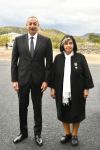 President Ilham Aliyev and First Lady Mehriban Aliyeva meet with members of Zangilan general public (PHOTO)