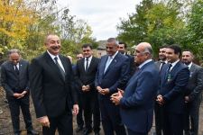 President Ilham Aliyev and First Lady Mehriban Aliyeva meet with members of Zangilan general public (PHOTO)