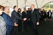 President Ilham Aliyev and First Lady Mehriban Aliyeva meet with members of Zangilan general public (PHOTO)