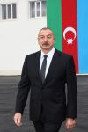 President Ilham Aliyev and First Lady Mehriban Aliyeva view conditions created at military unit complex in Zangilan district (PHOTO)