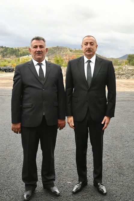 President Ilham Aliyev and First Lady Mehriban Aliyeva meet with members of Zangilan general public (PHOTO)