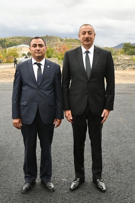 President Ilham Aliyev and First Lady Mehriban Aliyeva meet with members of Zangilan general public (PHOTO)