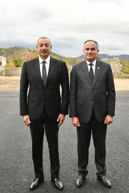 President Ilham Aliyev and First Lady Mehriban Aliyeva meet with members of Zangilan general public (PHOTO)