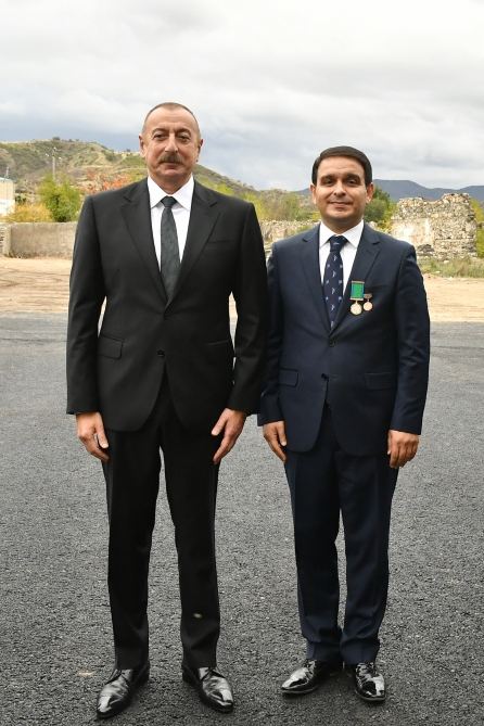 President Ilham Aliyev and First Lady Mehriban Aliyeva meet with members of Zangilan general public (PHOTO)