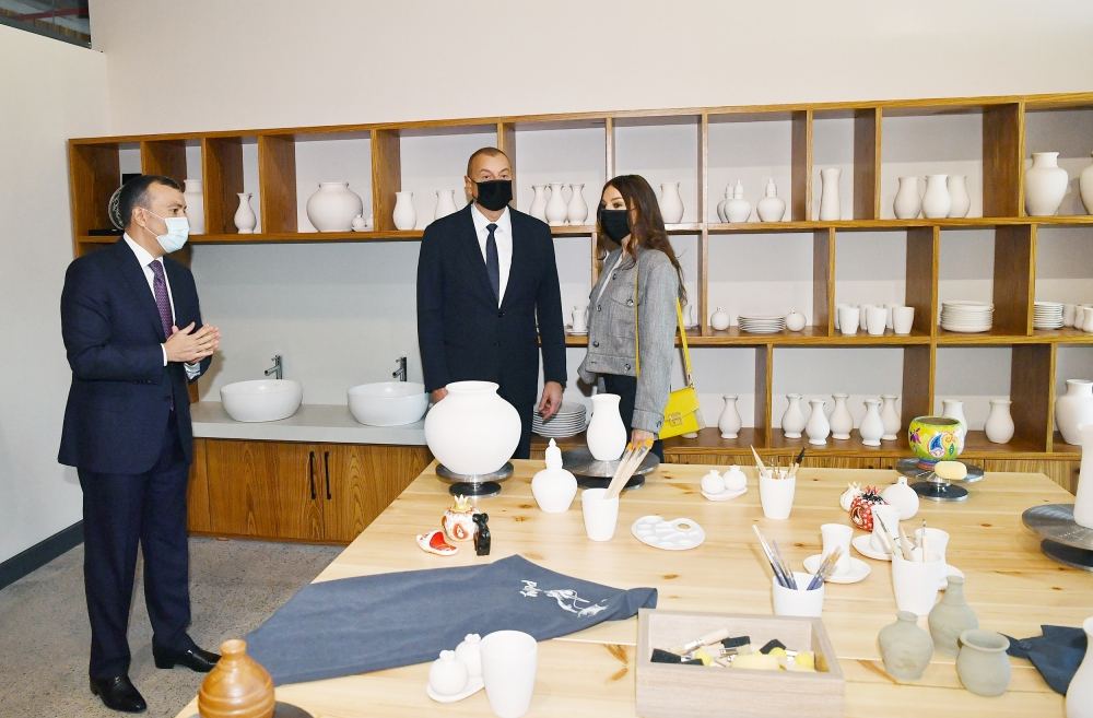 President Ilham Aliyev, First Lady Mehriban Aliyeva and their daughter Leyla Aliyeva attend inauguration of DOST Center for Inclusive Development and Creativity (PHOTO)