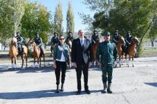 President Ilham Aliyev and First Lady Mehriban Aliyeva attend inauguration of new military unit complex of State Border Service in Gubadli district (PHOTO/VIDEO)