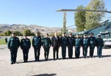 President Ilham Aliyev and First Lady Mehriban Aliyeva attend inauguration of new military unit complex of State Border Service in Gubadli district (PHOTO/VIDEO)
