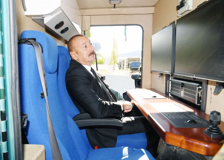 President Ilham Aliyev and First Lady Mehriban Aliyeva attend inauguration of new military unit complex of State Border Service in Gubadli district (PHOTO/VIDEO)