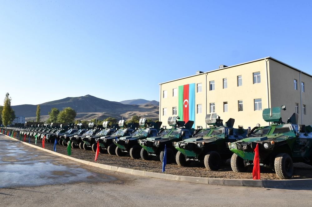 President Ilham Aliyev and First Lady Mehriban Aliyeva attend inauguration of new military unit complex of State Border Service in Gubadli district (PHOTO/VIDEO)
