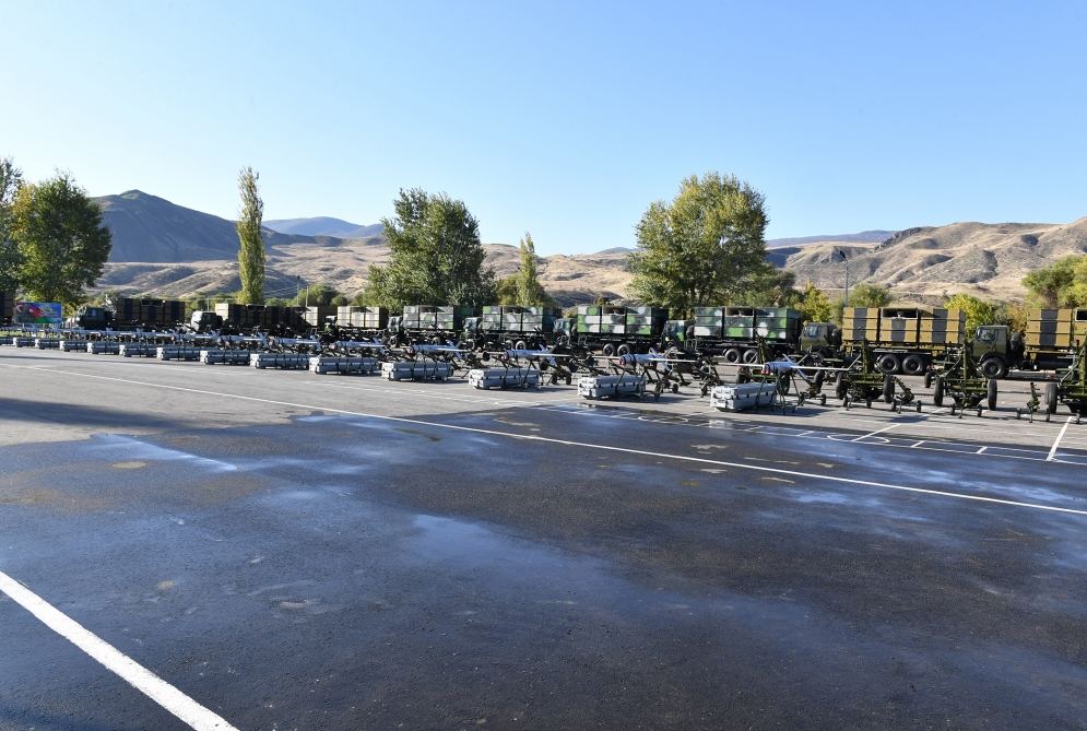 President Ilham Aliyev and First Lady Mehriban Aliyeva attend inauguration of new military unit complex of State Border Service in Gubadli district (PHOTO/VIDEO)