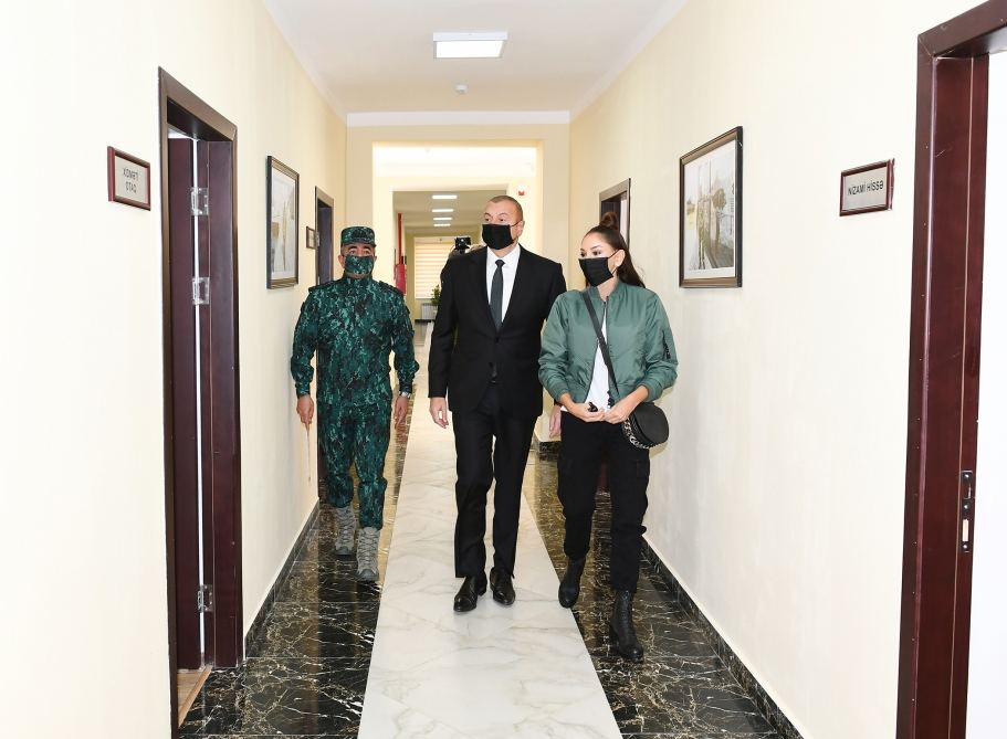 President Ilham Aliyev and First Lady Mehriban Aliyeva attend inauguration of new military unit complex of State Border Service in Gubadli district (PHOTO/VIDEO)