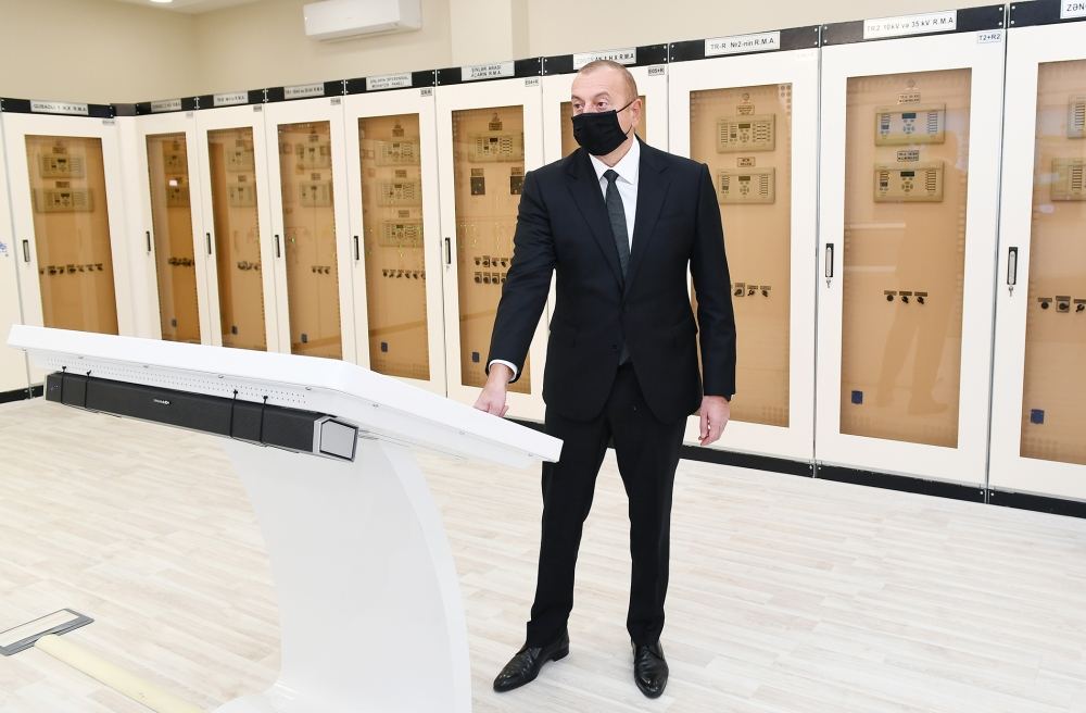 President Ilham Aliyev, First Lady Mehriban Aliyeva attend inauguration of “Gubadli” substation (PHOTO/VIDEO)
