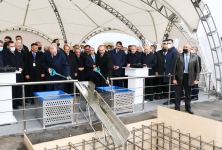 Azerbaijani, Turkish presidents laid foundation stone for Zangazur corridor (PHOTO/VIDEO)