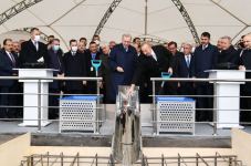 Azerbaijani, Turkish presidents laid foundation stone for Zangazur corridor (PHOTO/VIDEO)