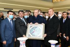 President Ilham Aliyev and President Recep Tayyip Erdogan attend opening ceremony of Fuzuli International Airport (PHOTO)