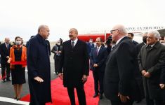 President Ilham Aliyev and President Recep Tayyip Erdogan attend opening ceremony of Fuzuli International Airport (PHOTO)