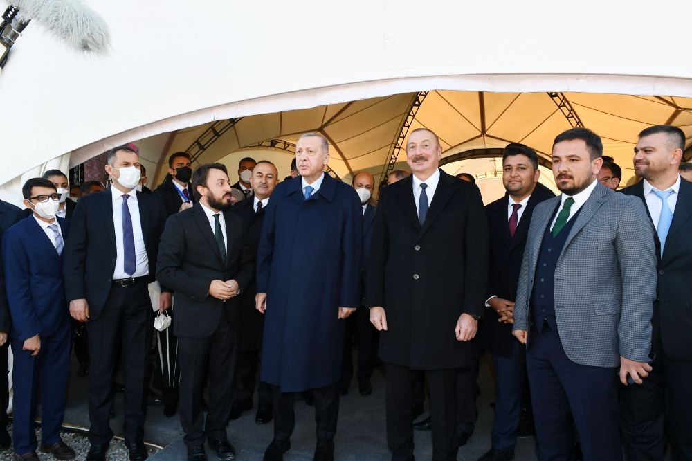 President Ilham Aliyev and President Recep Tayyip Erdogan lay foundation for “Dost Agropark” in Zangilan (PHOTO/VIDEO)