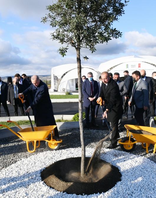 President Ilham Aliyev and President Recep Tayyip Erdogan lay foundation for “Dost Agropark” in Zangilan (PHOTO/VIDEO)