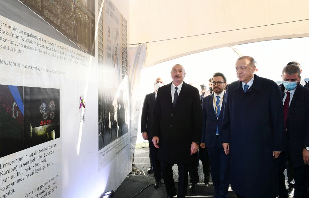 President Ilham Aliyev and President Recep Tayyip Erdogan lay foundation for “Dost Agropark” in Zangilan (PHOTO/VIDEO)