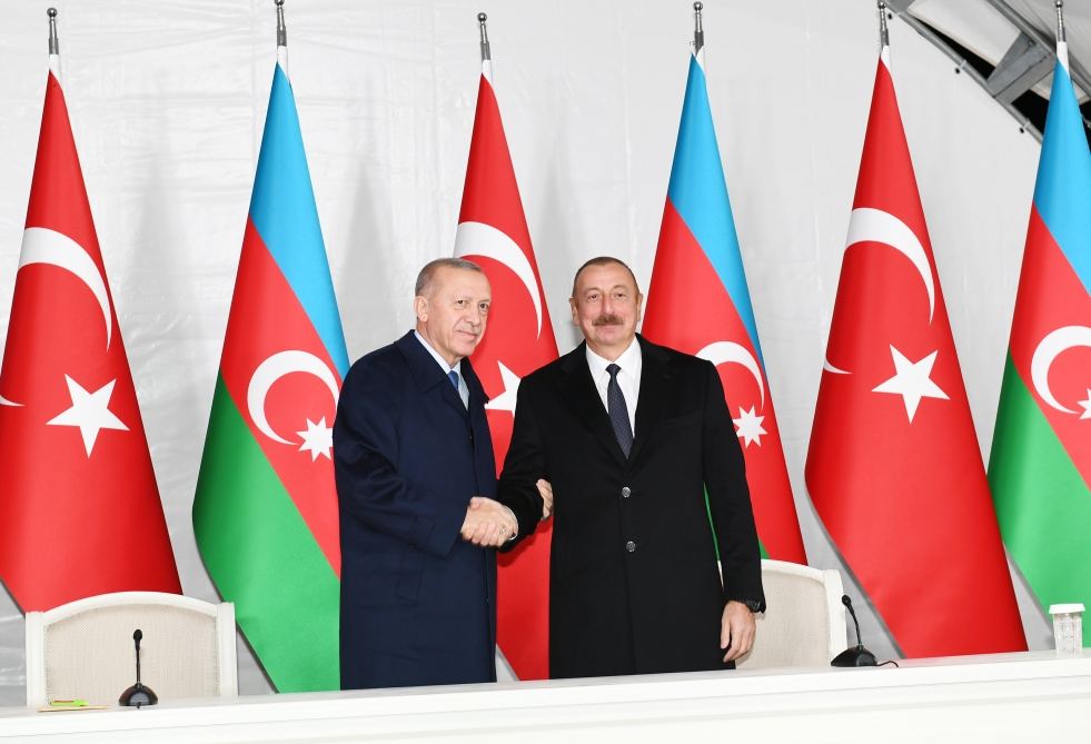 Presidents of Azerbaijan and Turkey make press statements (PHOTO/VIDEO)