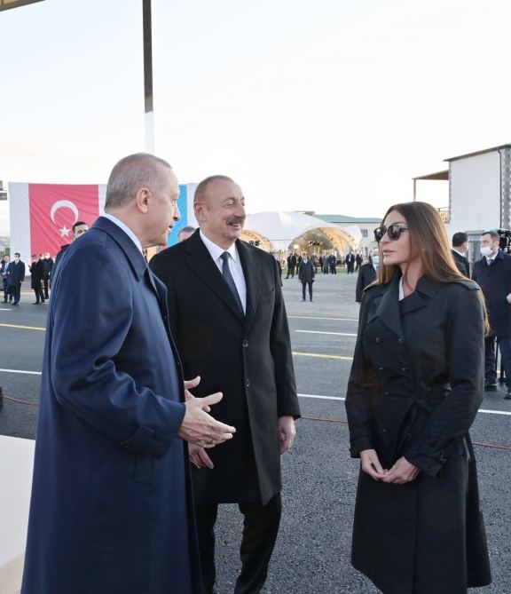 Official welcome ceremony held for Turkish President Recep Tayyip Erdogan in Aghali village, Zangilan district (PHOTO/VIDEO)