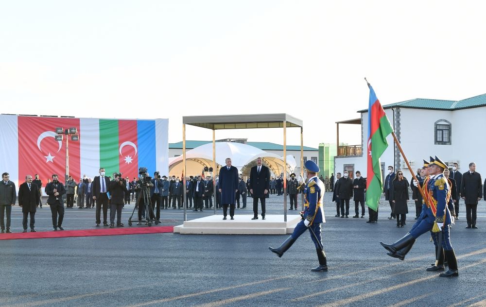 Official welcome ceremony held for Turkish President Recep Tayyip Erdogan in Aghali village, Zangilan district (PHOTO/VIDEO)
